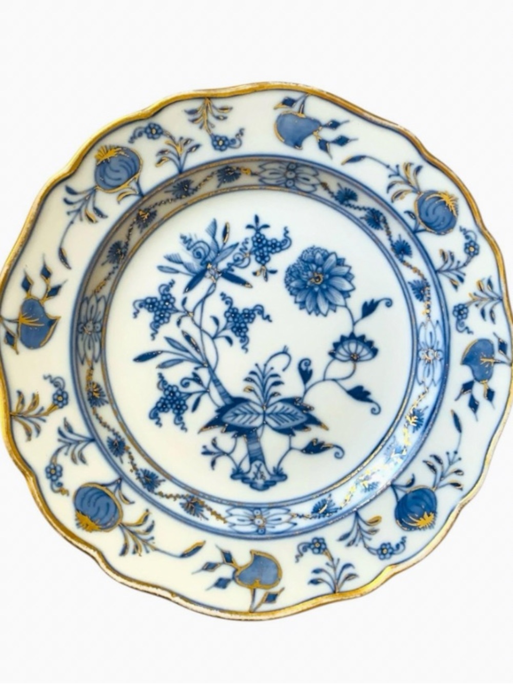 Meissen Blue Onion 7” Porcelain Plate